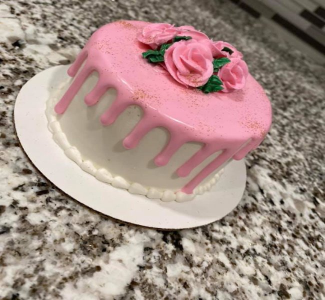 Small Pink Cake